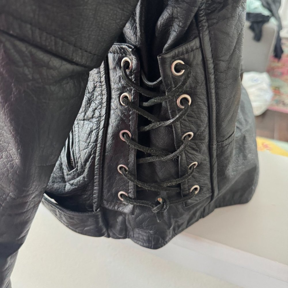 Jim Lane Leather Motorcycle Jacket size 42 - Picture 7 of 11